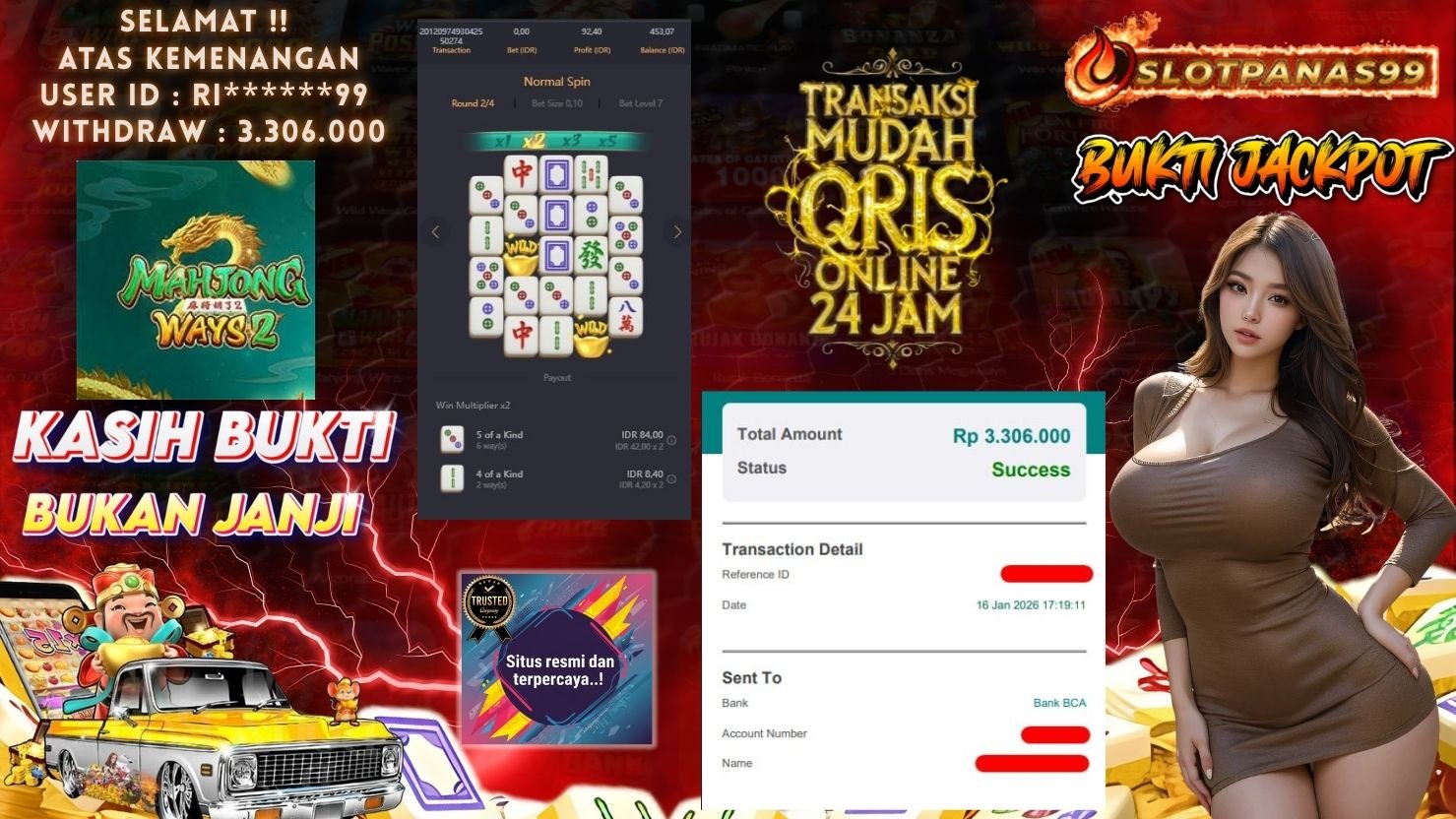SLOTPANAS99 JACKPOT SLOT MAHJONG WAYS 2